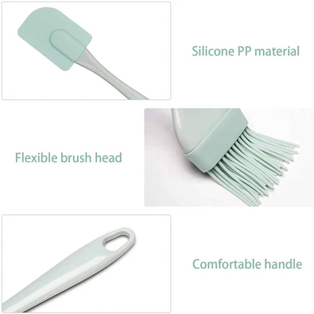 Home Cooking Oil - Set di 3 Spatole in Silicone