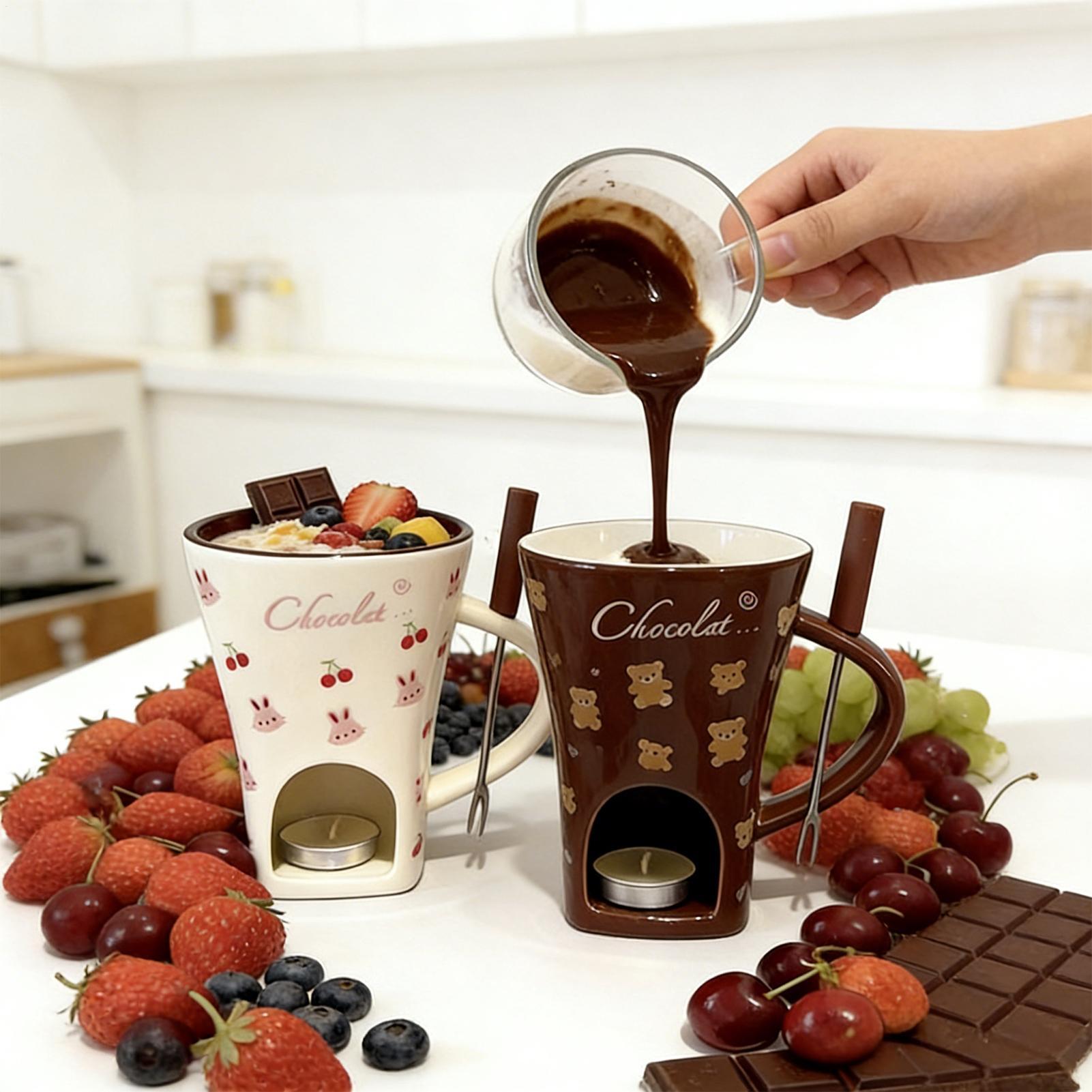 Tazza per Sciogliere il Ciocco - Fondue Pot Ceramic recensione e prezzo