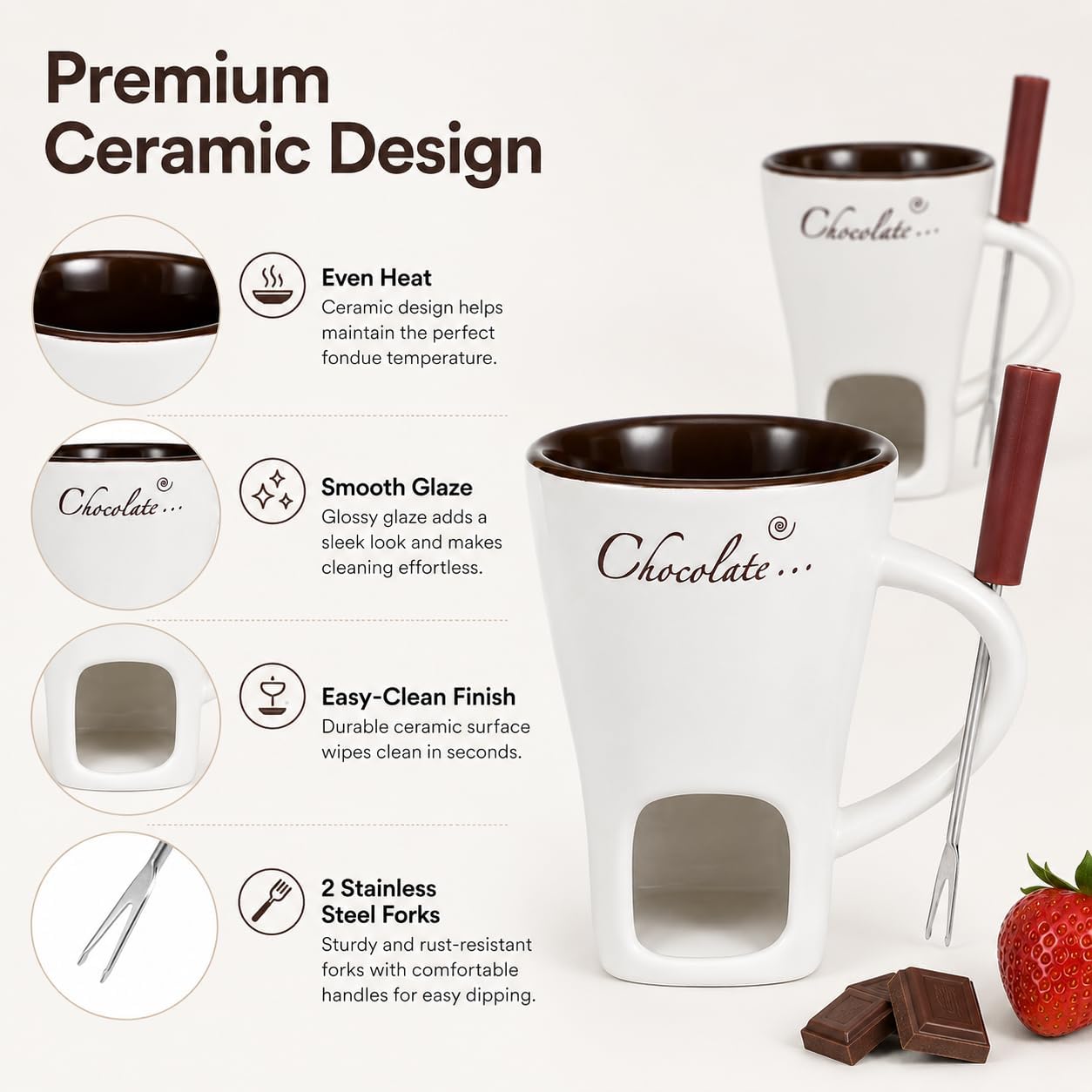 Tazza in Ceramica per Fonduta  - Fondue Pot Ceramic recensione e prezzo