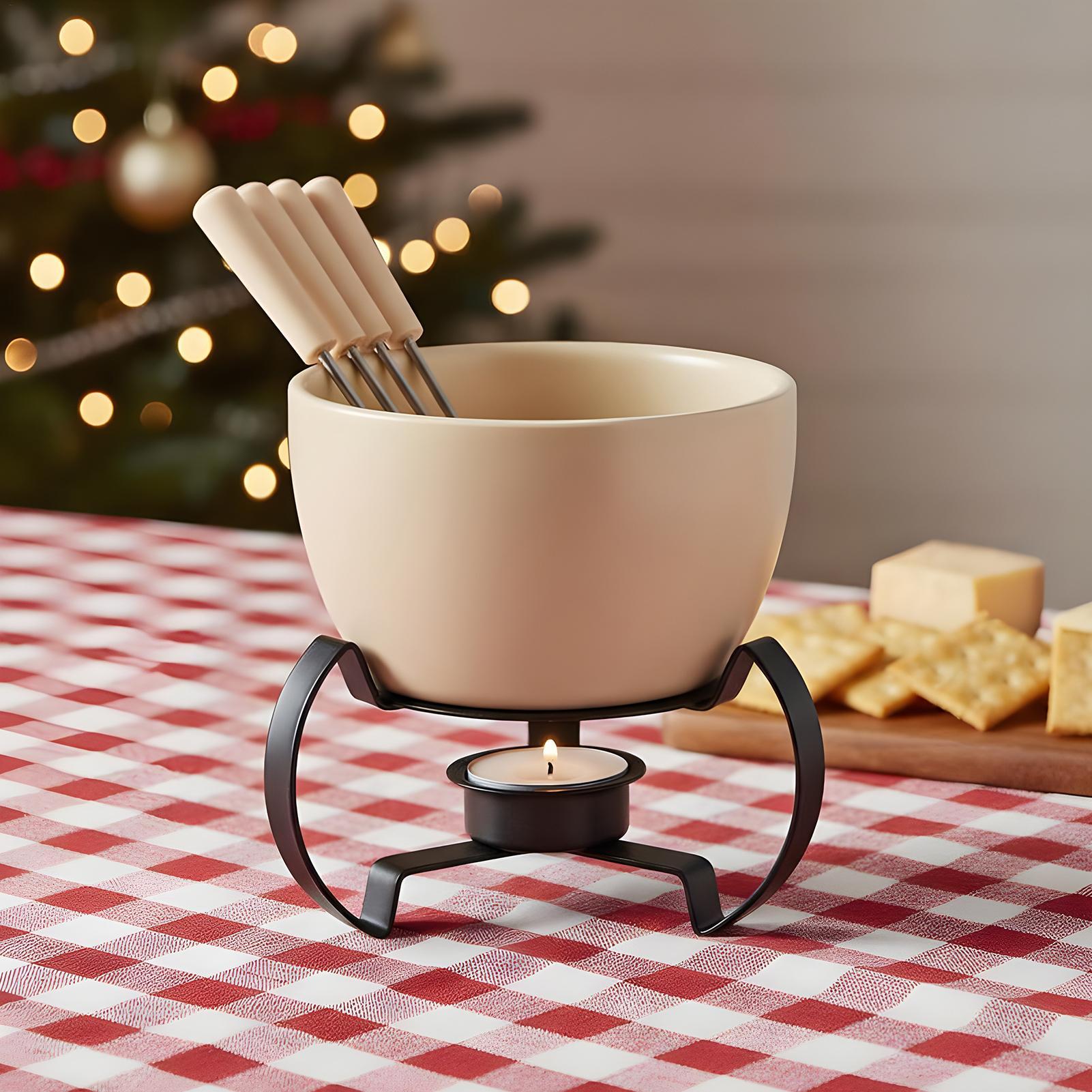 Set di mini tazze per fonduta  - Fondue Pot Ceramic recensione e prezzo